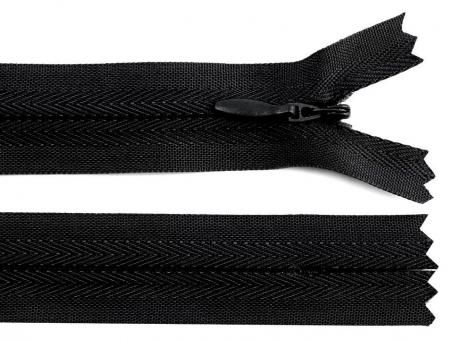 Reißverschluss nahtverdeckt 30cm schwarz 