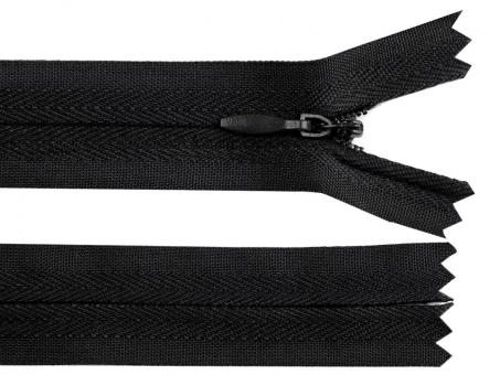 Reißverschluss nahtverdeckt 50cm schwarz 