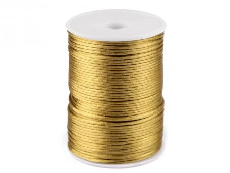 Satinkordel gold Ø2mm 