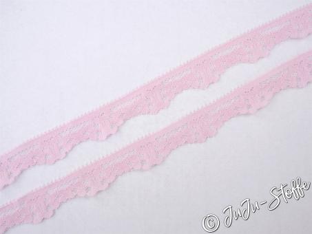Elastische Spitze rosa 15mm 