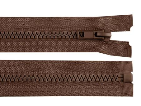 Reißverschluss teilbar 60cm in braun 