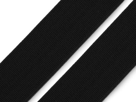 Gummiband Gummilitze 25mm schwarz 