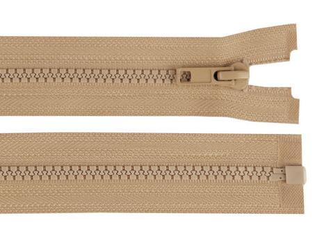 Reißverschluss teilbar 35cm naturbraun 