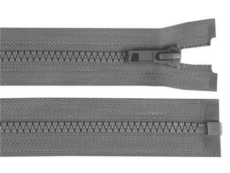 Reißverschluss teilbar 45cm stahlgrau 
