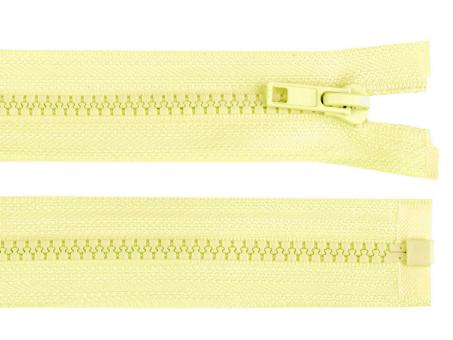 Reißverschluss teilbar 55cm hellgelb 