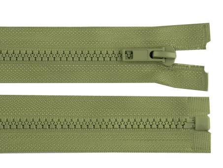 Reißverschluss teilbar 55cm khaki 