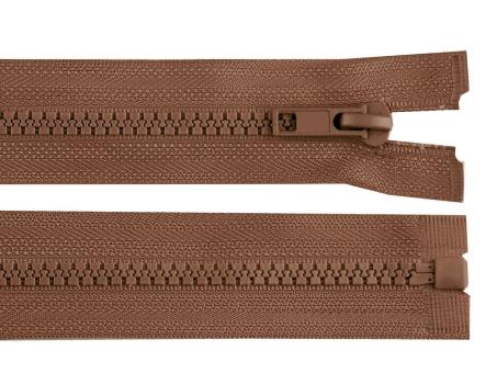 Reißverschluss teilbar 60cm braun 