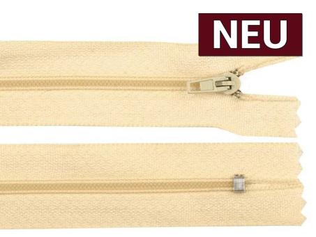 Reißverschluss 30cm vanille 