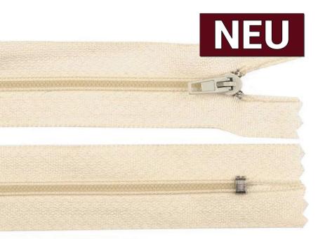 Reißverschluss 30cm creme 