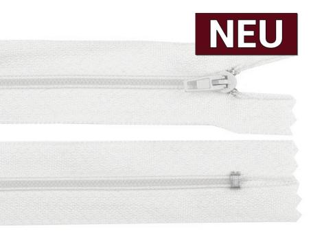 Reißverschluss 35cm weiß 