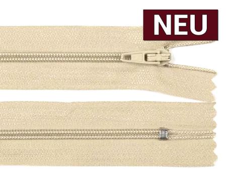Reißverschluss 40cm vanille 