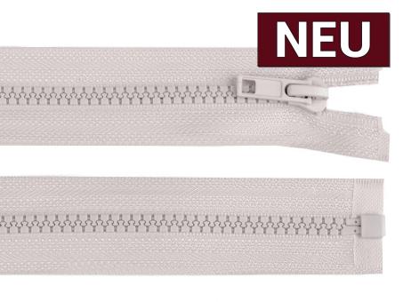 Reißverschluss teilbar 85cm hellgrau 