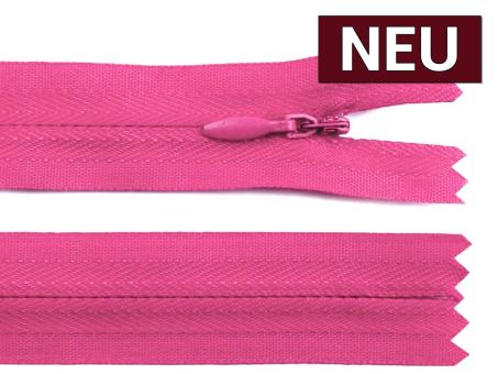 Reißverschluss nahtverdeckt 18cm pink 