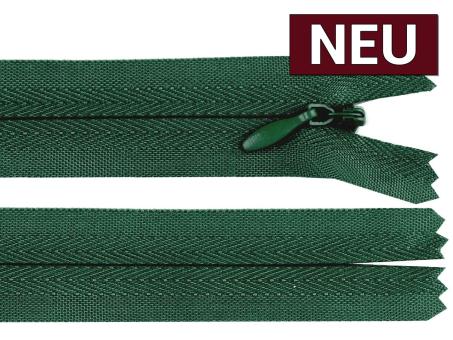 Reißverschluss nahtverdeckt 18cm dunkelgrün 