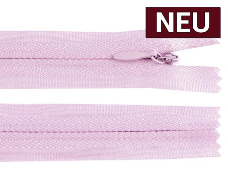 Reißverschluss nahtverdeckt 22cm hellviolett 