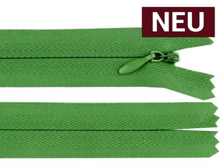Reißverschluss nahtverdeckt 22cm grün 