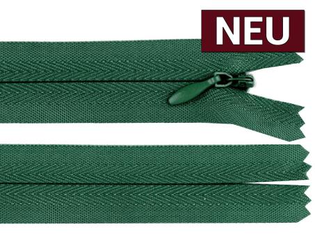 Reißverschluss nahtverdeckt 22cm dunkelgrün 