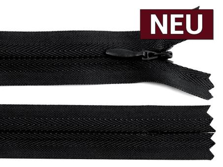 Reißverschluss nahtverdeckt 22cm schwarz 