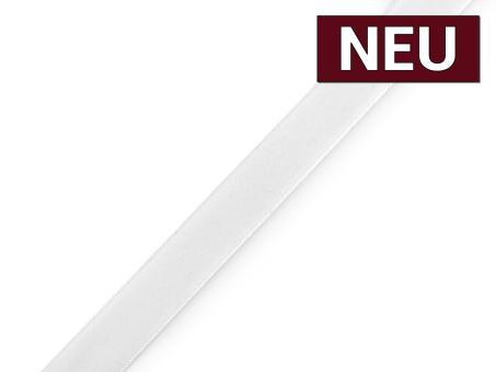 Samtband weiß 15mm 