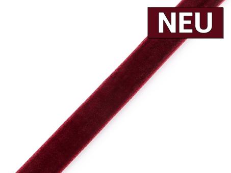 Samtband bordeaux 15mm 