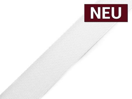 Gurtband mit Glanz offwhite 25mm 