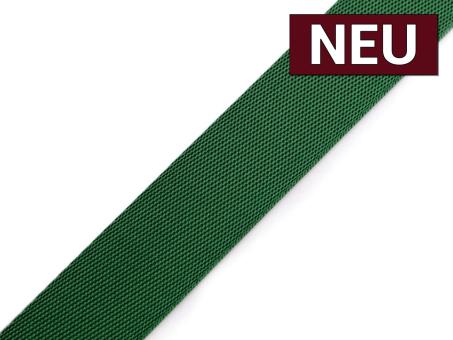 Gurtband mit Glanz grün 25mm 