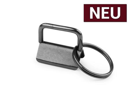 5er-Set Schlüsselband-Rohlinge onyx 