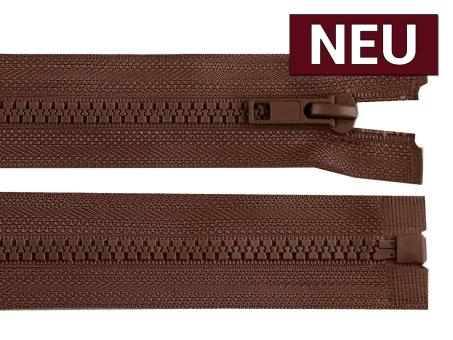 Reißverschluss teilbar 70cm in braun 