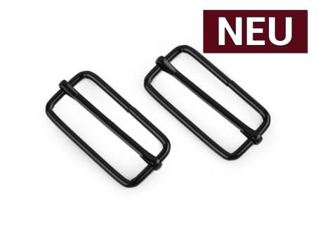 Gurtversteller Metall 38mm schwarz 