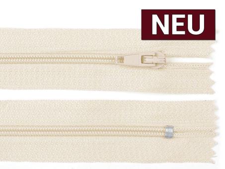 Reißverschluss 18cm beige 