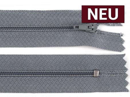 Reißverschluss 18cm grau 