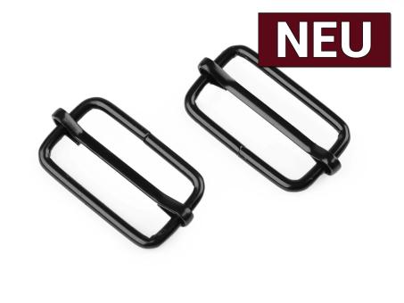 Gurtversteller Metall 25mm schwarz 