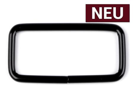 Vierkantring 39mm schwarz 2er-Set 