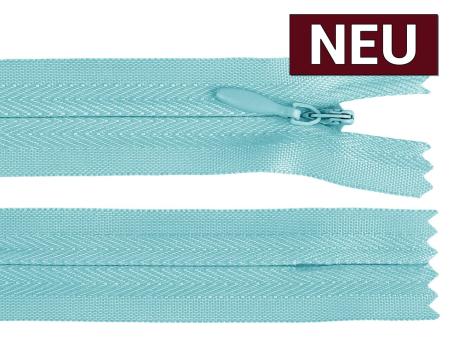 Reißverschluss nahtverdeckt 25cm babyblau 
