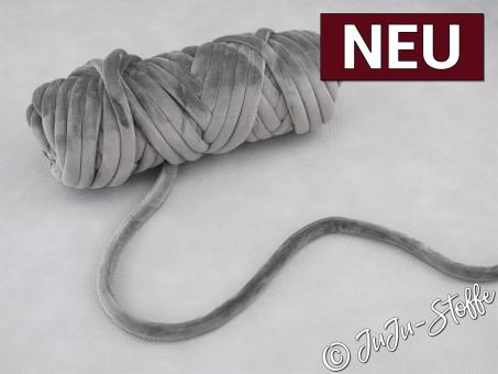 Kordel Samt Ø10mm dunkelgrau 
