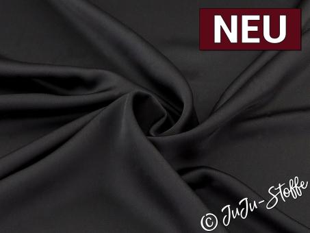 Satin uni schwarz 