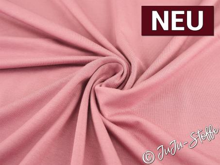 Bambus Jersey uni altrosa Oeko-Tex® 