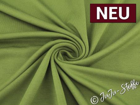 Bambus Jersey uni oliv Oeko-Tex® 