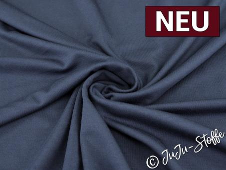 Bambus Jersey uni marine Oeko-Tex® 