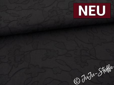 Baumwolle Stickerei Blumen Oeko-Tex® 