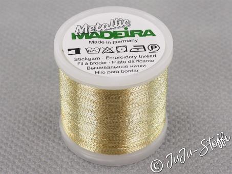 Madeira Metallic Brilliant Stickgarn No.40 - 200 m - gold 3 