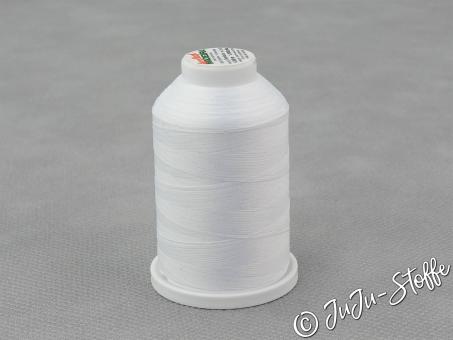 Bauschgarn Aeroflock Madeira uni white 1.000m Öko-Tex 