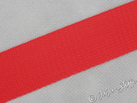 Gurtband Basic rot 40mm 