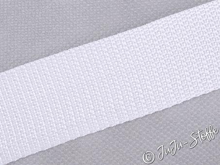 Gurtband "Basic" weiß 40mm 