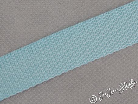 Gurtband "Basic" hellblau 25mm 