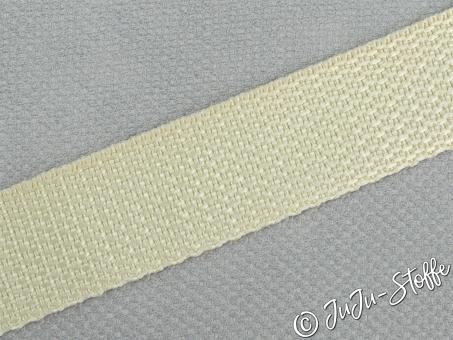 Gurtband Basic offwhite 25mm 