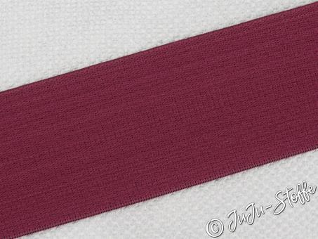 Gummiband "Soft" bordeaux 40mm 