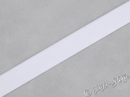 Gummiband Soft weiß 25mm 