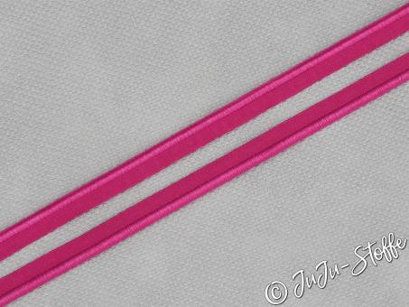 Paspelband elastisch fuchsia 10mm 