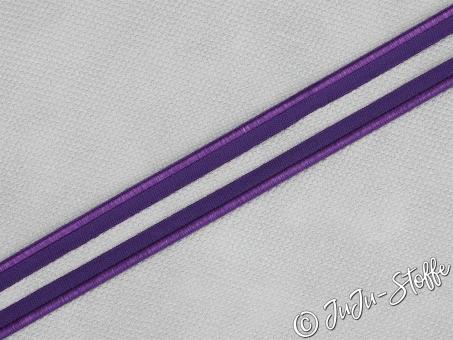 Paspelband elastisch violett 10mm 